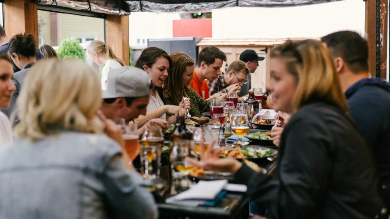 High performance culture examples, collaborative dinner